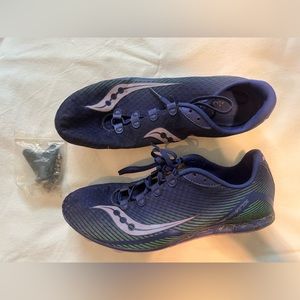 Saucony cross country and track spike shoes. Women’s size 10.5.